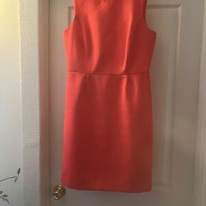 Banana Republic coral Sheath Peplum Dress 4